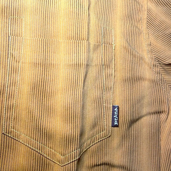 Praha Men’s Button Up Yellow - Picture 3 of 5